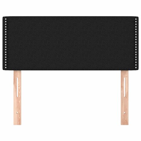 Hoofdbord 90x5x78/88 cm stof zwart 3