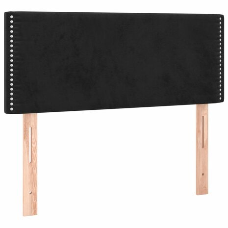Hoofdbord 90x5x78/88 cm fluweel zwart 2