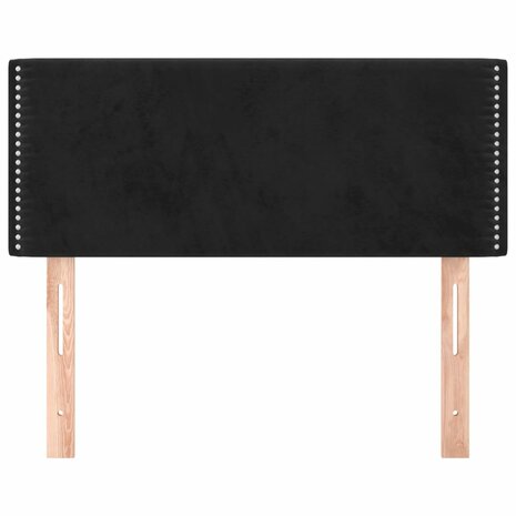 Hoofdbord 90x5x78/88 cm fluweel zwart 3