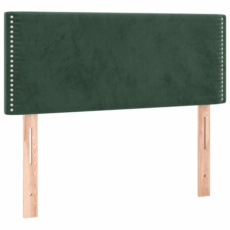 Hoofdbord 90x5x78/88 cm fluweel donkergroen 2