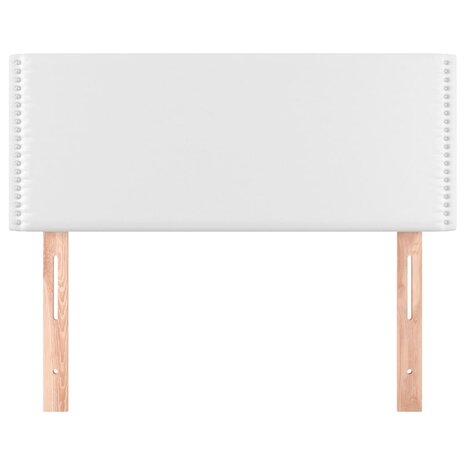 Hoofdbord 100x5x78/88 cm kunstleer wit 3