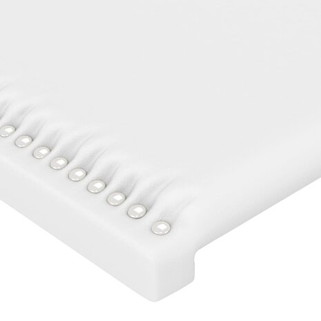 Hoofdbord 100x5x78/88 cm kunstleer wit 4