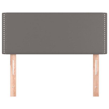 Hoofdbord 100x5x78/88 cm kunstleer grijs 3