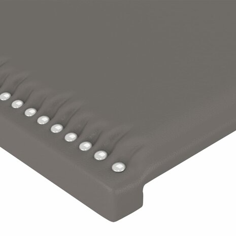 Hoofdbord 100x5x78/88 cm kunstleer grijs 4
