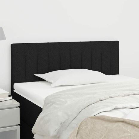 Hoofdbord 80x5x78/88 cm stof zwart 1