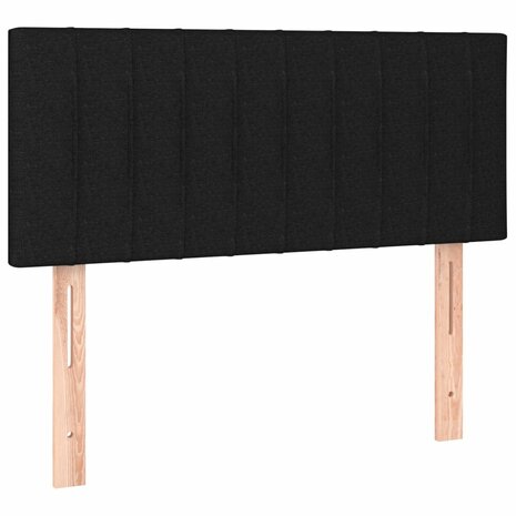 Hoofdbord 80x5x78/88 cm stof zwart 2
