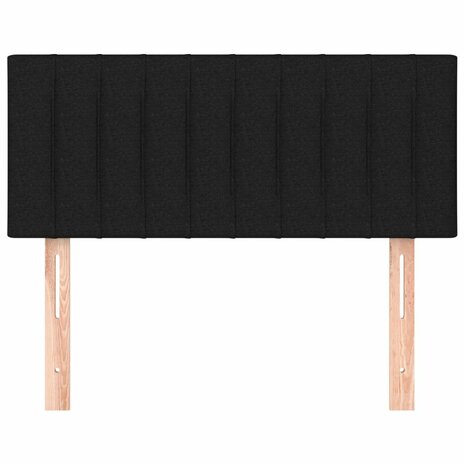 Hoofdbord 80x5x78/88 cm stof zwart 3