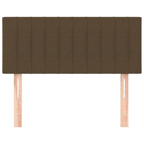 Hoofdbord 80x5x78/88 cm stof donkerbruin 3