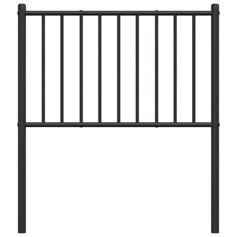 Hoofdbord metaal zwart 75 cm 5