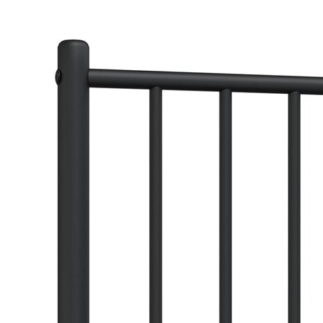 Hoofdbord metaal zwart 75 cm 6