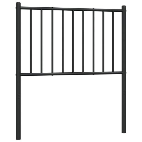 Hoofdbord metaal zwart 80 cm 2