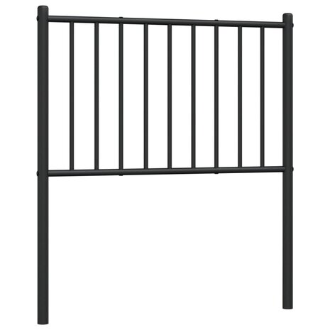 Hoofdbord metaal zwart 80 cm 4