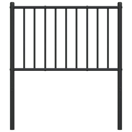 Hoofdbord metaal zwart 80 cm 5