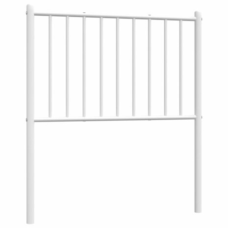 Hoofdbord metaal wit 75 cm 2