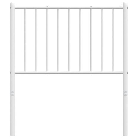 Hoofdbord metaal wit 75 cm 5