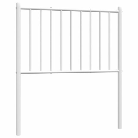 Hoofdbord metaal wit 80 cm 2