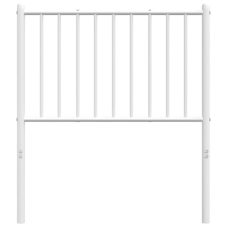 Hoofdbord metaal wit 80 cm 5