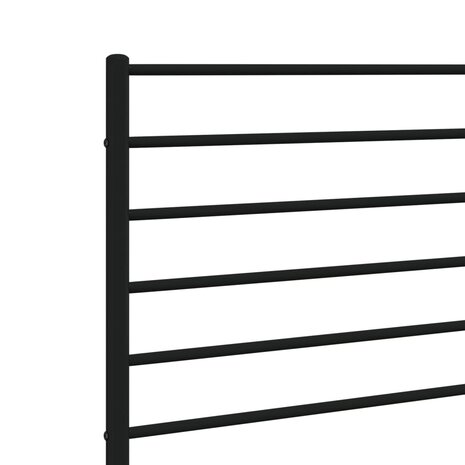 Hoofdbord metaal zwart 90 cm 6