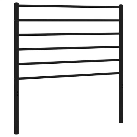 Hoofdbord metaal zwart 100 cm 2
