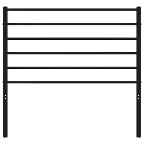 Hoofdbord metaal zwart 100 cm 4