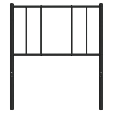 Hoofdbord 90 cm metaal zwart 4
