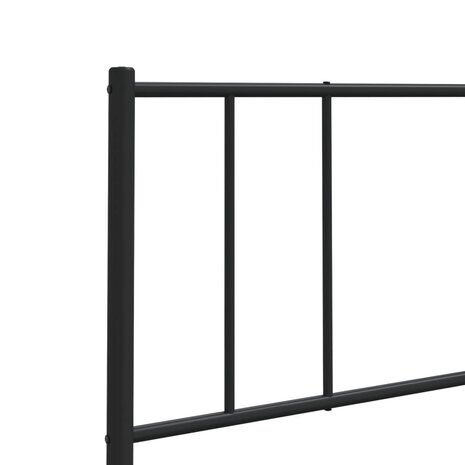 Hoofdbord 90 cm metaal zwart 6