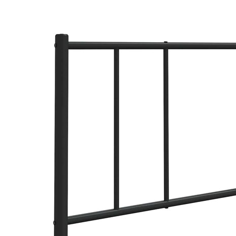 Hoofdbord metaal zwart 100 cm 6