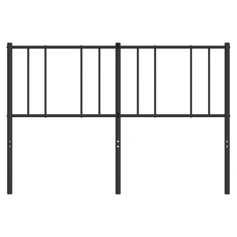 Hoofdbord metaal zwart 160 cm 5