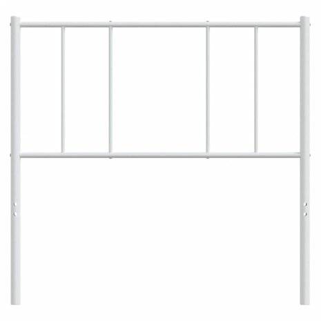 Hoofdbord metaal wit 80 cm 4