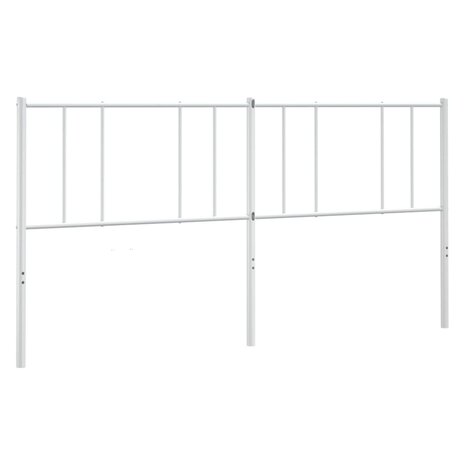 Hoofdbord metaal wit 200 cm 2