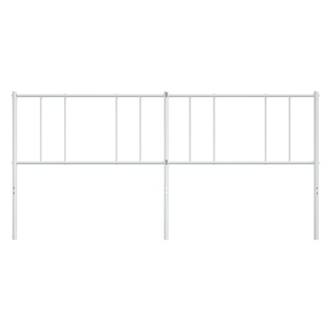 Hoofdbord metaal wit 200 cm 4