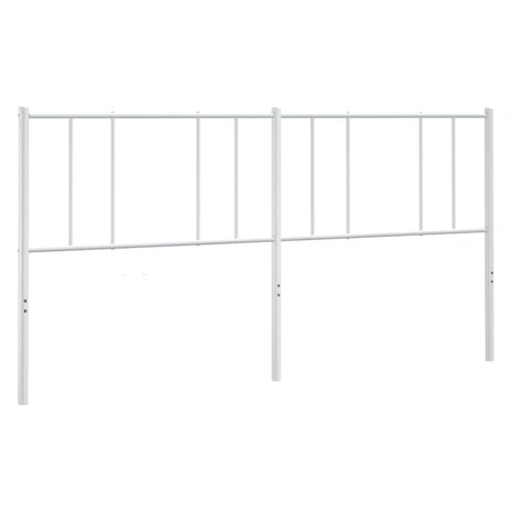 Hoofdbord metaal wit 200 cm 5