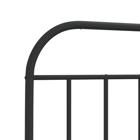 Hoofdbord metaal zwart 75 cm 6