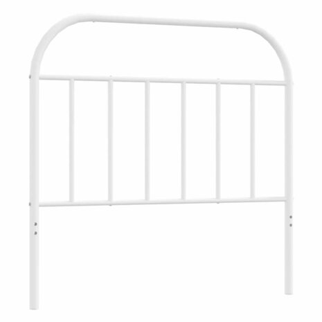Hoofdbord metaal wit 100 cm 2