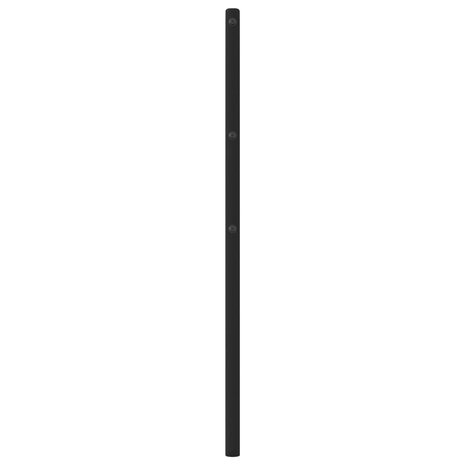 Hoofdbord 107 cm metaal zwart 5