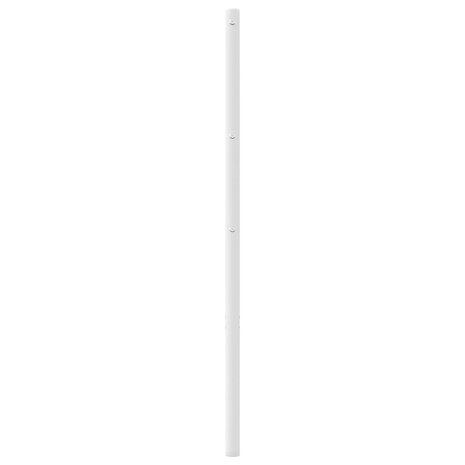 Hoofdbord 100 cm metaal wit 5