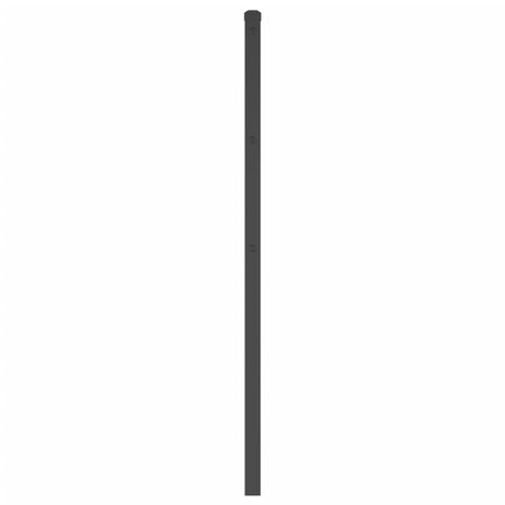 Hoofdbord 120 cm metaal zwart 4