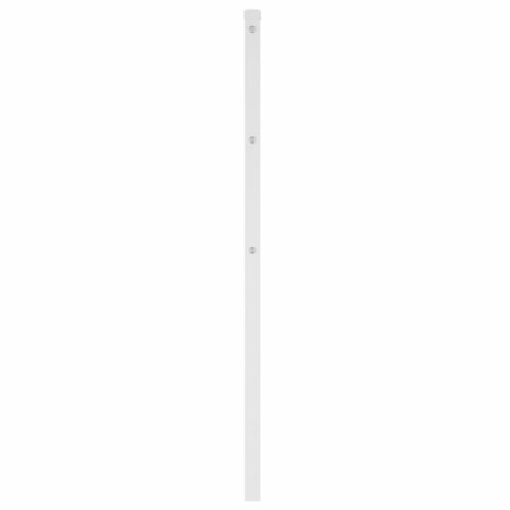 Hoofdbord 75 cm metaal wit 4