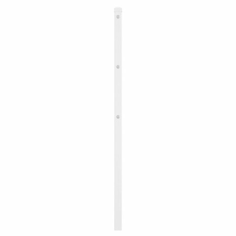 Hoofdbord 90 cm metaal wit 4