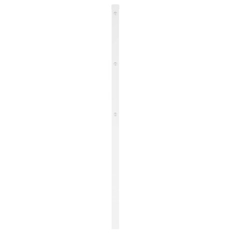Hoofdbord 100 cm metaal wit 4