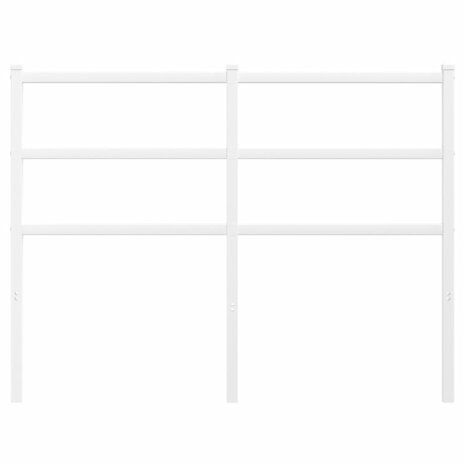 Hoofdbord 120 cm metaal wit 3