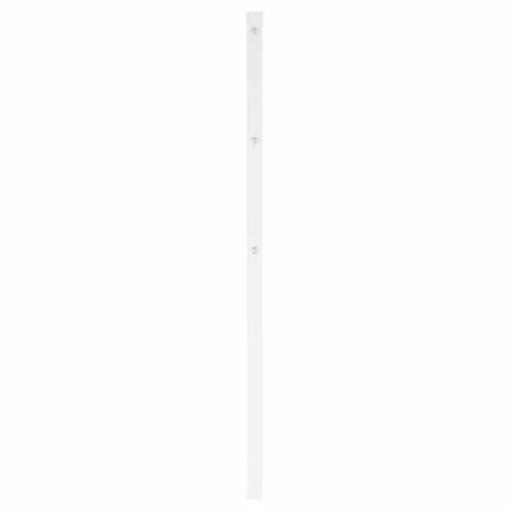 Hoofdbord 120 cm metaal wit 4