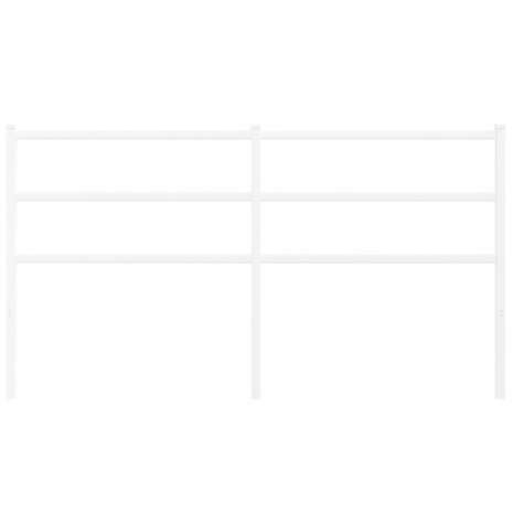 Hoofdbord 150 cm metaal wit 3