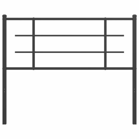 Hoofdbord 107 cm metaal zwart 3