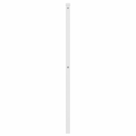 Hoofdbord 100 cm metaal wit 4