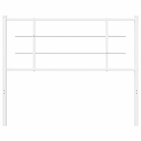 Hoofdbord 107 cm metaal wit 3