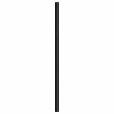 Hoofdbord 75 cm metaal zwart 4