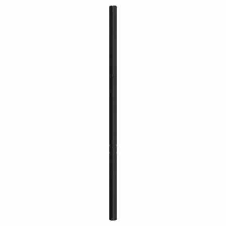 Hoofdbord 120 cm metaal zwart 4