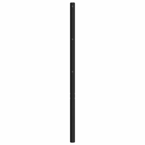 Hoofdbord 75 cm metaal zwart 4