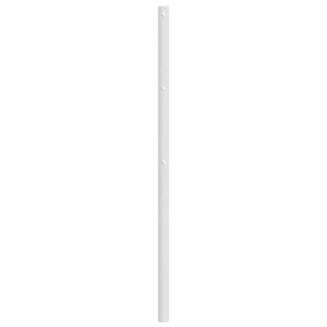 Hoofdbord 120 cm metaal wit 4